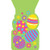 Creative Converting 319419 Colorful Eggs Easter Cello Bags Party Supplies, Multicolor