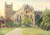 Posterazzi Devon 1913 Exeter Cathedral Poster Print by Frederick J_ Widgery 18 x 24