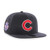 47 Chicago Cubs Navy Sure Shot Captain Snapback Cap
