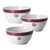 College Kitchen Collection 3-Piece Melamine Mixing Bowl Set Texas A M