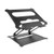 Laptop Stand Holder Ergonomic Notebook Riser Aluminum Computer Stand Adjustable Computer Holder Height 0-45 Compatible with 11-17 inches Laptops