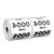 4 x 2 inch 0001-1000 Consecutive Reverse Numbers Labels for Inventory  2000 Labels 2 Rolls