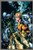Trends International DC Comics - Aquaman - Trident Wall Poster 14_725 x 22_375 Barnwood Framed Version