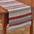 Park Designs Farmhouse Holiday Chindi Table Runner - 54 L - Gray