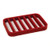 Norpro Rectangle Silicone Roasting Rack, Red