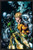Trends International DC Comics - Aquaman - Trident Wall Poster 14_725 x 22_375 Black Framed Version