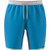 adidas Mens 3-Stripes Classics Short Shock Cyan Medium adidas Mens 3-Stripes Classics Short Shock Cyan Medium