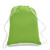 12 Pack 1 Dozen - Durable Cotton Drawstring Tote Bags Lime