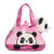 Aurora World Fancy Pals Peek-A-Boo Panda Pet Carrier