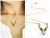 Deer Head Festoon Charm - Dainty 14k Gold Filled Necklace Deer Head Festoon Charm - Dainty 14k Gold Filled Necklace