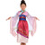 Suit Yourself Mulan Costume Classic for Girls Size Medium Includes a Detailed Dress an Attached Obi Belt and a Sash