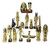 Ebros Miniature Egyptian Gods and Goddesses Figurine Set of 16 Featuring Anubis Osiris Maat Isis Bastet Sekhmet Obelisk Sphinx King TUT Queen Nefertiti Mummy Hathor Horus and Seth