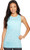 adidas Womens Athletics Fleck Tank Top Clear Aqua Small
