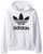 adidas Originals Boys Trefoil Hoodie whiteblack XS