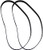 2 pieces For N011005 Air Compressor Belt Replacement A12210 Craftsman DeVilbiss Porter Cable