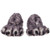 Wishpets Stuffed Animal - Soft Plush Toy for Kids - 15 Black Tip Claw Slippers