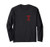 Death Row Records Red On Black Death Row Logo Long Sleeve T-Shirt