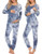 Ekouaer Maternity   Nursing Thermal Underwear Set Tie Dye Knit Long Johns Set Top   Bottom Base Layer for Pregnant Women