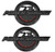 2 Pack 7_3L Power Stroke Super Duty Side Fender Emblems Badge Powerstroke 3D Logo Replacement for F250 F350 Black Red