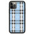 Wildflower Limited Edition Cases Compatible with iPhone 12 Pro Max Blue Plaid