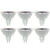 Sunlite 75MR16/FL/12V/6PK Halogen 75W 12V MR16 Flood Light Bulbs (6 Pack)