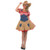 Womens Cowboy Costume Wild West Rodeo Western Cowgirl Dress - Large