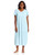 Miss Elaine Womens Plus-Size Tricot Long Nightgown Sea Foam 1X