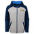 NFL LA Chargers 4-7 Outerstuff Hi Tech Performance Full Zip Hoodie Team Color Kids Medium 5-6