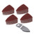 CNBTR Universal Oscillating MultiTool Polishing Finger Sanding Pad Disc Sanding Sandpaper Sheet Set