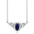 Silvershake Genuine Blue Lapis 925 Sterling Silver Baroque Inspired Pendant with 16 to 18 Inch Adjustable Chain Necklace