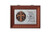Roman B0170 Rejoice and be Glad Brown Music Box Plays How Great Thou Art 3-inch Height Large