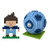 Manchester City - BRXLZ 3D Player   Soccer Ball Construction Kit Combo Pack