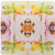 3dRose LLC 8 x 8 x 0.25 Inches Mouse Pad, Pink Yellow Green Orange Dragonflies (mp_34809_1)