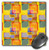 3dRose LLC 8 x 8 x 0.25 Inches Mouse Pad, Brightly Colored Rectangles and Circles Overlapping Pattern (mp_78227_1)
