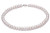 JYX Pearl Choker Necklace Classic 8mm White Freshwater Pearl Necklace Choker 16