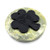 Irish Peat Shamrock on Connemara Marble Paperweight