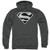 Superman DC Comics Super Metallic Shield Adult Pull-Over Hoodie