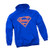 DC Comics Supergirl Shield - CWs Supergirl TV Show Adult Hoodie Sweatshirt Large Blue