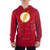 Flash Hoodie DC Comics Cosplay Flash Gift - DC Comics Hoodie Flash Cosplay-XX-Large Red