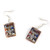 Care of Magical Creatures School of Magic Clay Mini Book Hypoallergenic Stainless Steel Earrings