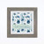 P_ Graham Dunn Love Never Fails Floral Blue 14_25 x 14_25 Pine Wood Decorative Framed Art Sign