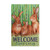 Bunnies Welcome Spring by Melinda Hipsher 12x19-Inch