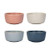 MDZF SWEET HOME 28 Oz Porcelain Bowl Set 6 Inch Deep Bowl for Cereal Soup Fruit-Salad and Dessert Serving Bowls Set of 4