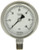 NOSHOK 500 Series 304 Stainless Steel Liquid Filled Dial Indicating Pressure Gauge with Bottom Mount and 14 NPT Diaphragm Seal 2-12 Dial -1_5 Accuracy 0-100 psi Pressure Range