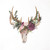 Posterazzi Collection Deer Skull with Flowers Poster Print by Atelier B Art Studio 24 x 24
