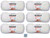 Bernat Softee Baby Yarn - 6 Pack with Pattern Baby Baby Ombre