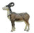 Kubla Crafts Enameled Ram Trinket Box Accented with Austrian Crystals