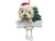 Cairn Terrier Dog Dangling/Wobbly Leg Christmas Ornament