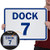 SmartSign Dock 7 Dock Number Sign  18 x 24 3M Engineer Grade Reflective Aluminum
