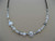 Cultured Pearl Leather Sterling Silver Necklace Boho Artisan Jewelry